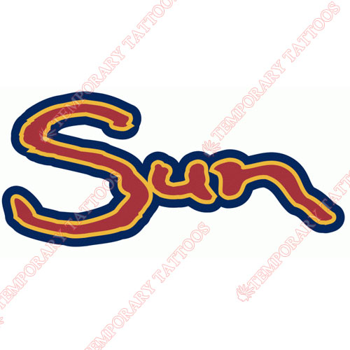 Connecticut Sun Customize Temporary Tattoos Stickers NO.8553